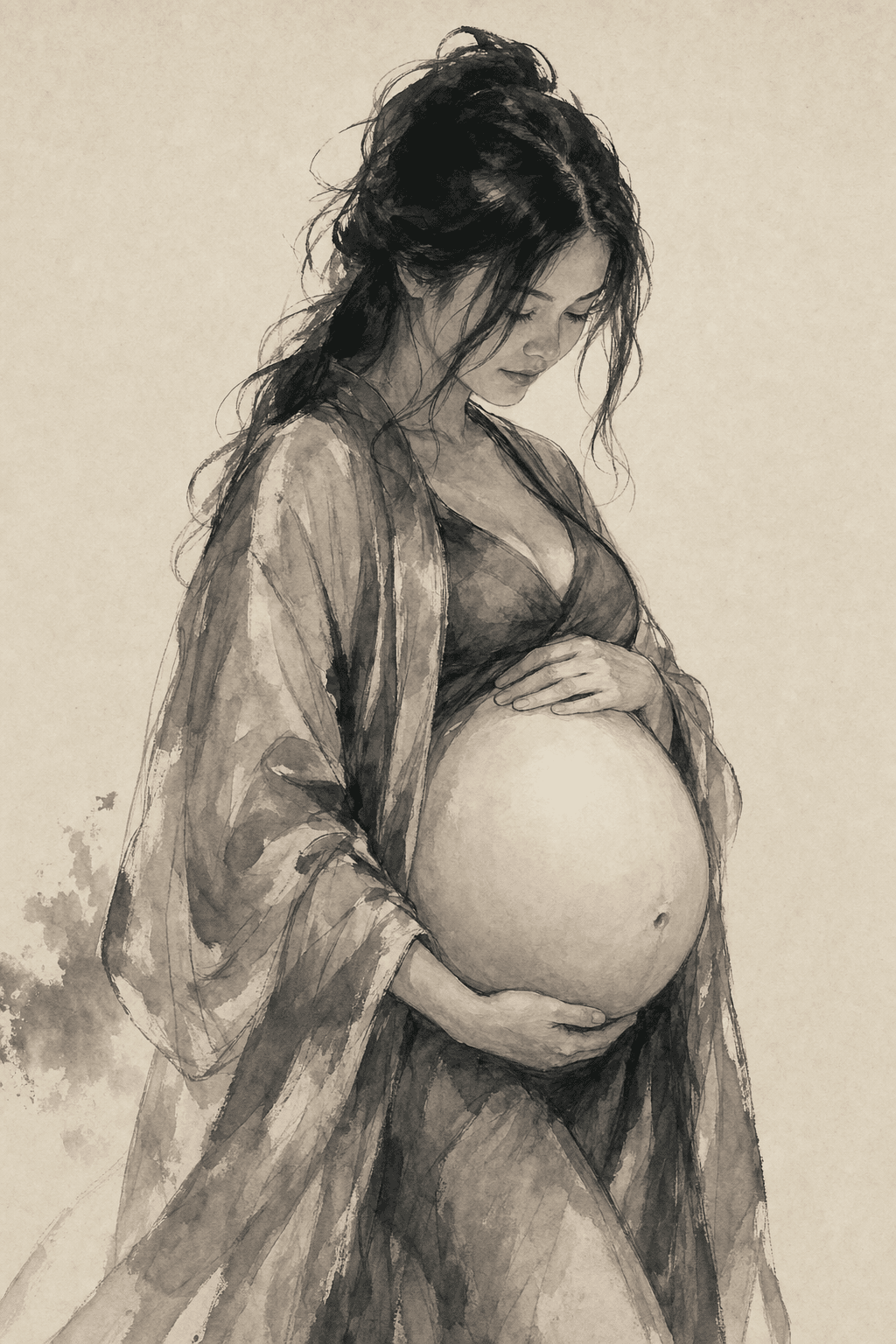 Ink Wash example portrait